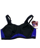 Freya Activewear Sports Bra NWT 38D Black &amp; Purple AA4004 - $52.29 CAD