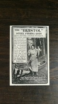 Vintage 1909 Bristol Steel Fishing Rods The Horton Mfg Co. Original Ad 721 - £5.22 GBP