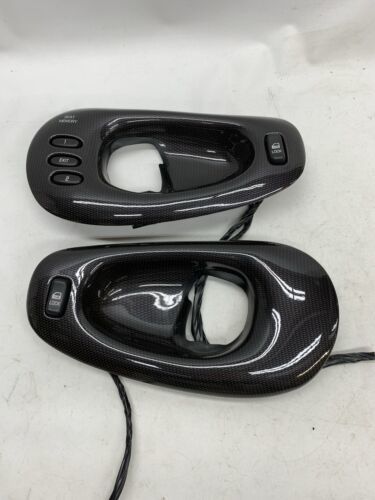 2004 2005 PONTIAC BONNEVILLE CARBON FIBER DOOR HANDLE Trim SWITCH Left R... - $98.01