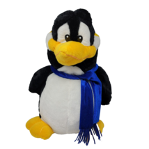 Rhode Island Novelty Dapper Penguin 12” Plush Penguin Blue Scarf Stuffed Animal - £11.70 GBP