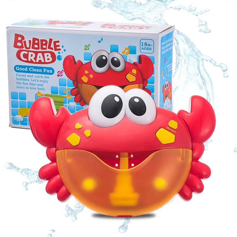 Bubble Crabs Music Baby Bath Toys Kids Pool Swimming Bathtub Soap Machine - £9.08 GBP+
