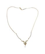 Rare Authentic H. Stern 18k Yellow Gold Diamond Sapphire Teardrop Pearl ... - $4,250.00