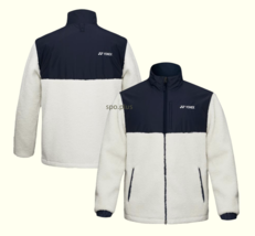 [On Sale] YONEX 24F/W Unisex Fleece Jacket Badminton Sports Top Ivory 24... - $101.61