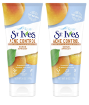 Two Pack St Ives Acne Control, Apricot Scrub Deeply Exfoliates - £18.77 GBP