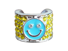  CharMED™ Crystal Stethoscope Charms, Smiley Face - £9.51 GBP