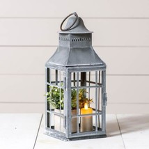 Table Lantern in Weathered Zinc - £49.03 GBP