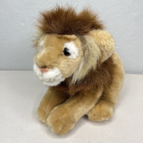 Primary image for Lion Plush Animal Alley Realistic Jungle Stuffed Animal Brown Toys R Us 14"
