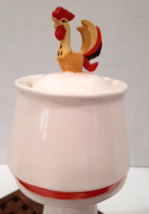 Vintage 1961 Holt Howard Rooster Sugar Bowl Coq Rouge MCM Retro 1960s Chickens - £29.41 GBP