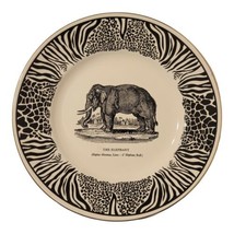 Prinknash Abbey Pottery Bewick&#39;s Beastes 8 1/4&quot; Plate THE ELEPHANT Engla... - £39.19 GBP