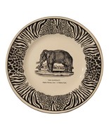 Prinknash Abbey Pottery Bewick&#39;s Beastes 8 1/4&quot; Plate THE ELEPHANT Engla... - £39.53 GBP