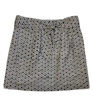NWT Grace Womens Size 14 Black &amp; White Circle Embroidered Eyelet Skirt - £4.37 GBP