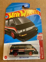 Collectible Hot Wheels 1986 Toyota Van Red Edition Exclusive - $13.50