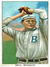 3843.Bell Brooklyn Baseball Player Poster from early sport card.Room design - £11.65 GBP+