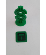1981 Trust Me Board Game Replacement Parts Green Dollar Shape Playing Piece - $5.51 CAD