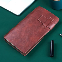A6 PU Leather Vintage Journal Notebook Paper Writing Diary Planner 240 Pages - £17.55 GBP