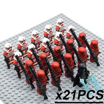 21Pcs/set Sith troopers Shock trooper Palpatine Army Star Wars Minifigures - £26.21 GBP