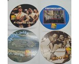 Lot of (4) 1970s Arts Entertainment Circle Cardboard Collectables With F... - $16.03