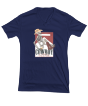 Funny TShirt Cowboy Killers Navy-V-Tee  - £18.34 GBP