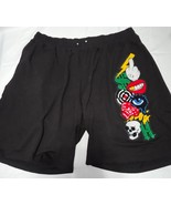 Hudson Outerwear Shorts Graphic Patch Skull Dice Punk Mens 3XL New No Dr... - €17,25 EUR