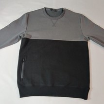 Natori Women's Black & Gray Long Sleeve Pocket Pullover Sweater Size Medium image 9