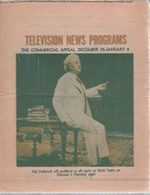 Television News Programs The Commercial Appeal Dec 1969 (Newspaper Cutout) - £6.29 GBP