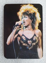 Tina Turner Calendar ✱ Rare Vintage Paper Card Pocket Calendar Portugal ~ 1985 - £17.12 GBP