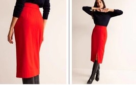 BODEN Wool Pencil Skirt in Red UK 16R    (fm49-3) - $94.53