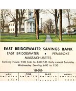 1969 East Bridgewater Savings Bank 12 Month Calendar Card Massachusetts ... - €15,97 EUR