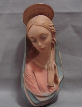 Beautiful 4 1/2 &quot; x 2&quot; Blessed Virgin Mary  Wall Plaque Made in Italy - £11.78 GBP