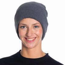 M.O.S Acrylic Beanies for Women Soft Warm Knit Winter Beanie Hat (Black) - £5.76 GBP