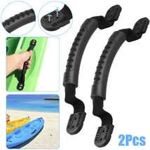 2Pcs Kayak Canoe Handles Boat Side Mount Carry Rubber Grip Replacement Fitting - £16.81 GBP