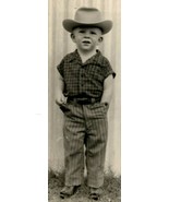 1890s Photograph Cute Little Cowboy - $28.51 CAD