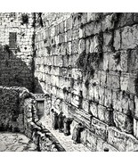 The Wailing Wall Place In Jerusalem 1909 Wood Engraving The Life Of Chri... - €27,88 EUR
