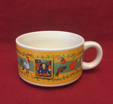 Barbara Olsen chili or soup mug folk art farm theme pumpkins Bon Apetite - £2.25 GBP