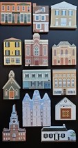 The Cat’s Meow Village Collectible Buildings Stores Betsy Ross Vintage Lot of 13 - £71.12 GBP