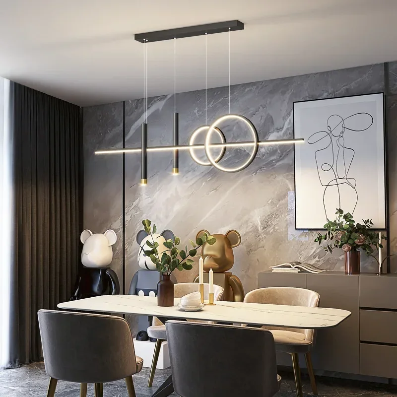 LED Modern Ceiling Chandeliers For Dining Room Table Pendant Lighting Lu... - $175.05+