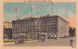 The Copley Plaza Boston Hotel MA Massachusetts 1946 Pittsburg KS Postcar... - $12.86