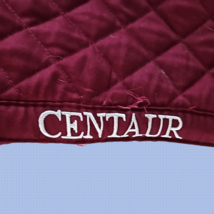 Centaur All Purpose English Saddle Pad Brick Red Horse Size USED image 4