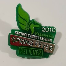 Kentucky Derby Festival Pin 2010 Green SpringFever Pegasus Horse Racing Ephemera - £31.55 GBP