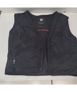 RevIt Jacket Vest Mens  Black Padded Inner Liner Jacket Engineered Rev I... - $318.02 MXN