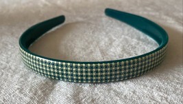 ⭕⭕VTG, Headband, Acrylic, Green and White, with Non-Slip Grip, Width 1.5 cm - $167.93 MXN