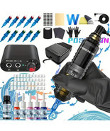 Tattoo Pen Machine Kit Poseidon Complete with Power Supply 10Pcs Needles - $44.61