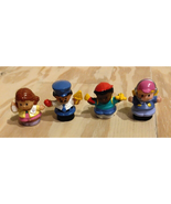 Mattel Fisher Price 2001 / 2008 Set of 4 Little People Figures - $11.87