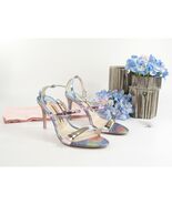 Sophia Webster Rosalind Mermaid Glitter Metallic Leather Heels Sz 36.5 N... - $420.26