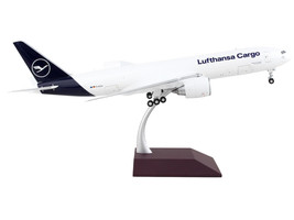 Boeing 777F Commercial Aircraft Lufthansa Cargo White w Blue Tail Gemini... - £125.48 GBP