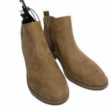 Time and True Womens Size 9 Faux Leather Tan Booties NWT - £15.78 GBP
