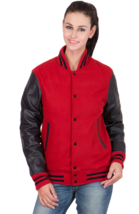 Women&#39;s Red &amp; Black Motorcycle Jacket - $119.99