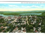 Birds Eye View Red Wing Minnesota from Sorin&#39;s Bluff Postcard - £7.78 GBP
