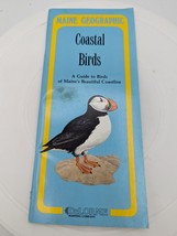Maine Geographic Coastal Birds: Guide to Maine&#39;s Beautiful Coastline Delorme Vtg - £11.16 GBP