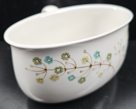 Franciscan It&#39;s A Breeze Gravy Boat Vintage Whitestone Floral Serving Di... - £25.97 GBP